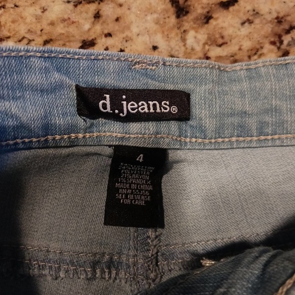 NWT d.jeans recycled denim high waist ankle jeans sz 4 light wash - Picture 7 of 8